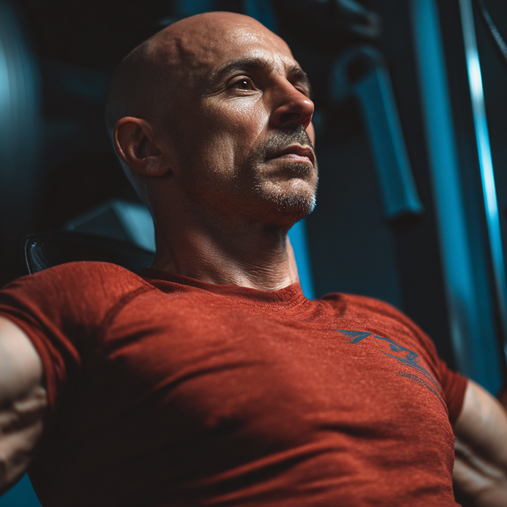 Happy Ukrainian woman in her 50s preparing healthy meal with fresh vegetables and grains on kitchen table